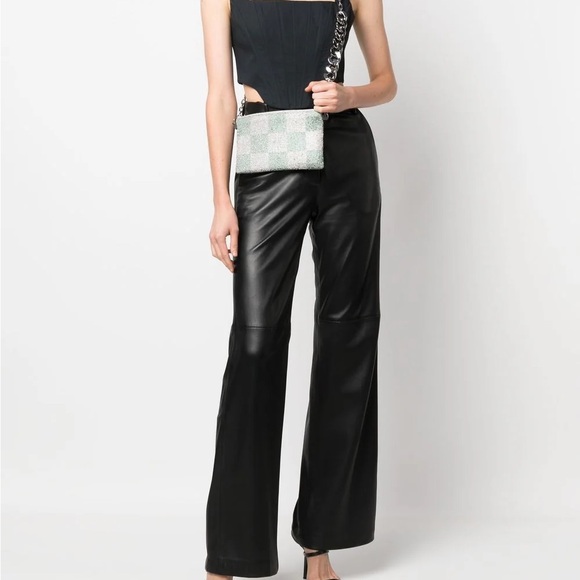 KARA NYC Eritnite Check Crystal Cross-body Bag NWT - Picture 6 of 6